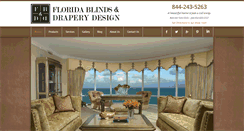 Desktop Screenshot of floridablindsanddrapery.com